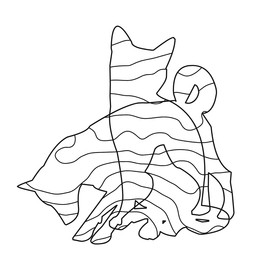 A Cats & Dogs doodle pattern from the Doodles.live pack