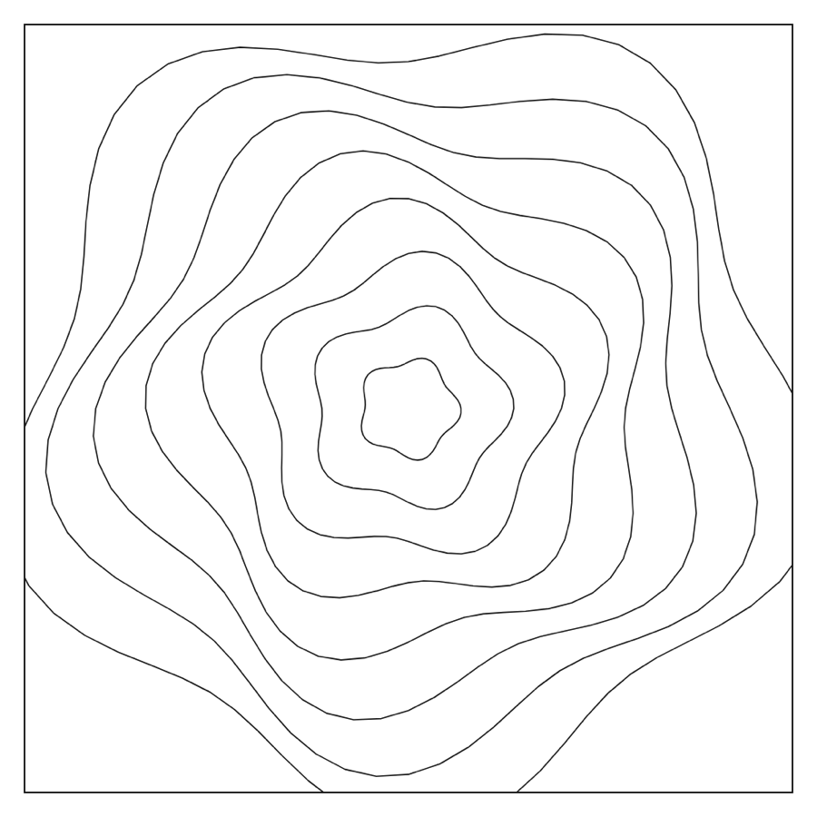 Generate a free printable Concentric pattern on Doodles.live
