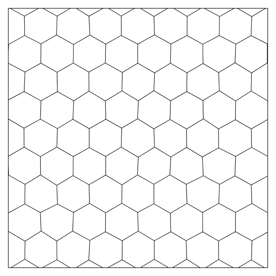 Generate a free printable Hexagons pattern on Doodles.live