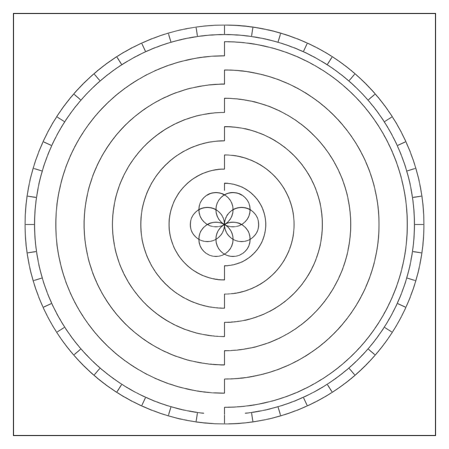 Generate a free printable Labyrinth pattern on Doodles.live