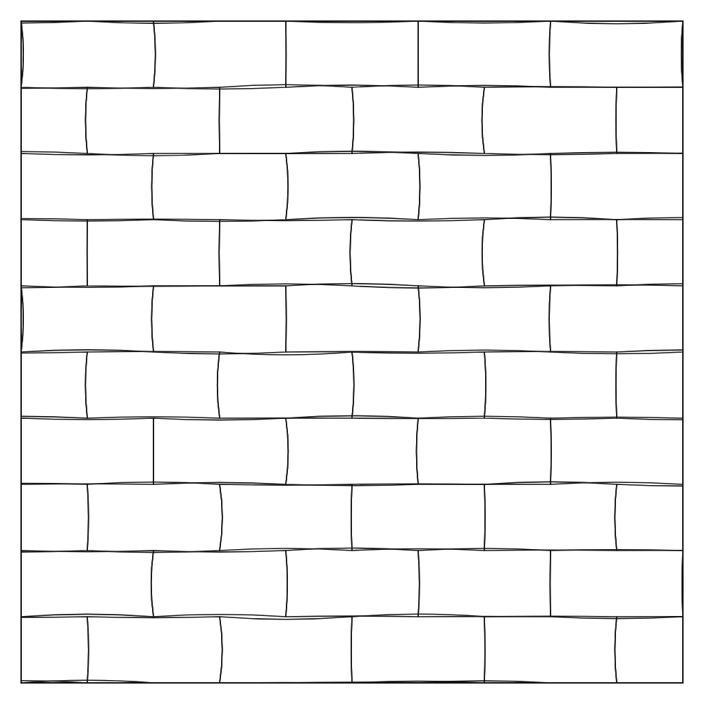 What a Bricks pattern looks like, generated with Doodles.live