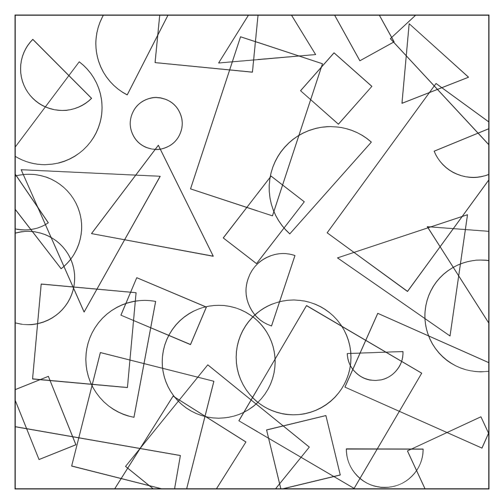 What a Scatter pattern looks like, generated with Doodles.live