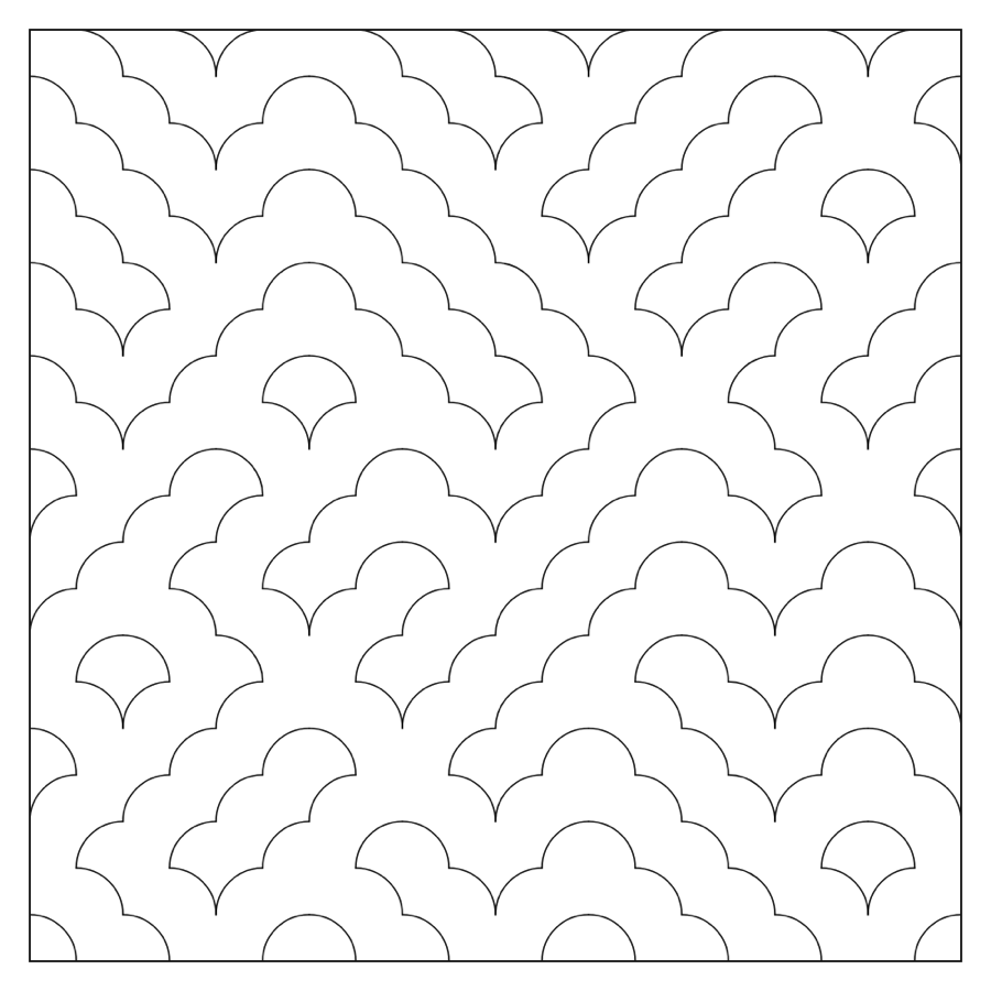 What is a Truchet pattern What a Truchet pattern looks like, generated with Doodles.live