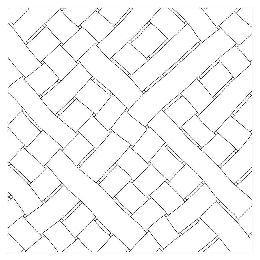 What is a Woven pattern What a Woven pattern looks like, generated with Doodles.live